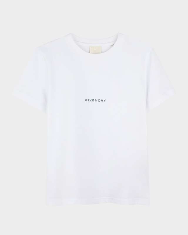 Boy's Contrast Logo-Print T-Shirt, Size 4-